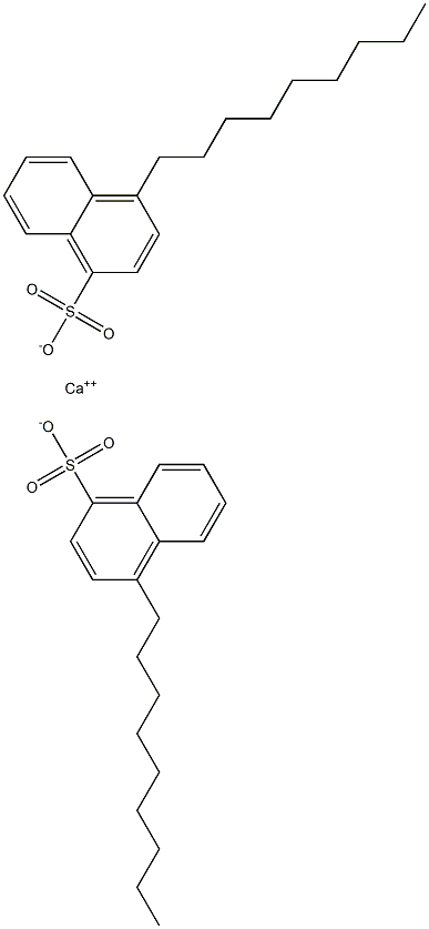 Bis(4-nonyl-1-naphthalenesulfonic acid)calcium salt Struktur