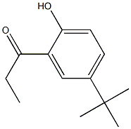 5'-tert-Butyl-2'-hydroxypropiophenone Struktur