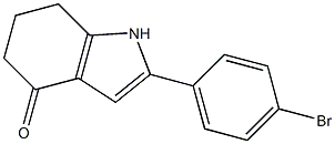 2-(4-Bromophenyl)-6,7-dihydro-1H-indol-4(5H)-one Struktur