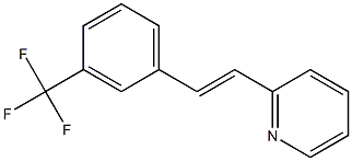 2-(3-(Trifluoromethyl)styryl)pyridine Struktur