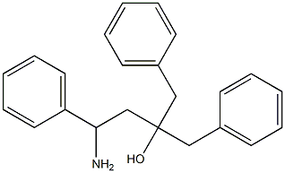 4-Amino-2-benzyl-1,4-diphenyl-2-butanol Struktur