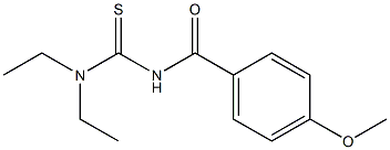 N-(Diethylthiocarbamoyl)-4-methoxybenzamide Struktur