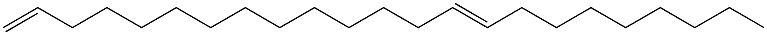 (14E)-Tricosa-1,14-diene Struktur