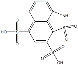 4,5-(Iminosulfonyl)-1,3-naphthalenedisulfonic acid Struktur