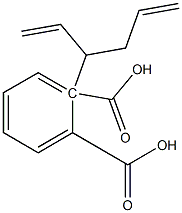 (+)-Phthalic acid hydrogen 1-[(S)-1,5-hexadiene-3-yl] ester Struktur