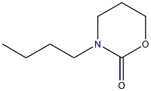 3-Butyltetrahydro-2H-1,3-oxazin-2-one Struktur