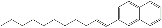 2-(1-Undecenyl)naphthalene Struktur