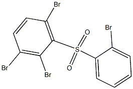 2,3,6-Tribromophenyl 2-bromophenyl sulfone Struktur