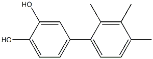 4-(2,3,4-Trimethylphenyl)benzene-1,2-diol Struktur