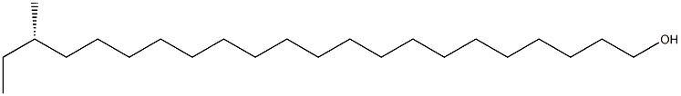 [S,(+)]-20-Methyl-1-docosanol Struktur