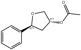 (3S,5R)-5-PHENYLTETRAHYDROFURAN-3-YL ACETATE Struktur