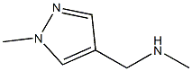 N-Methyl-1-(1-methyl-1H-pyrazol-4-yl)methylamine Struktur