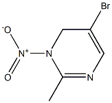 5-Bromo-2-methyl-3-nitropyrimidine Struktur