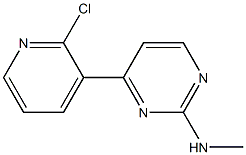 4-(2-Chloro-3-pyridinyl)-N-methyl-2-pyrimidinamine Struktur