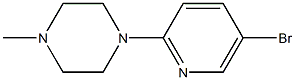 1-(5-Bromo-2-pyridinyl)-4-methylpiperazine Struktur