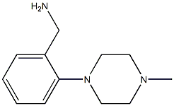 [2-(4-Methyl-1-piperazinyl)phenyl]methanamine Struktur