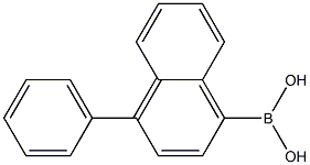 4-phenyl(naphthalene-1-yl)boronic acid
 Struktur