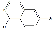 6-bromoisoquinolin-1-ol Struktur