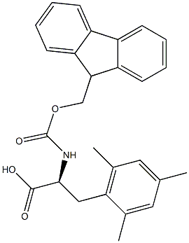 Fmoc-L-2,4,6-trimethylphenylalanine Struktur