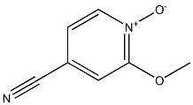 4-Cyano-2-methoxypyridine N-oxide Struktur