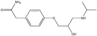 Atenolol (RS)- Struktur