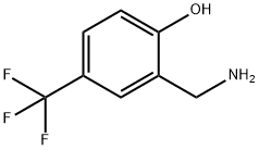 2-Aminomethyl-4-trifluoromethyl-phenol Struktur