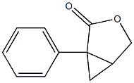 (+/-)-1-Phenyl-2-oxo-3-oxabicyclo[3.1.0]hexane Struktur