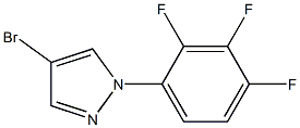 4-bromo-1-(2,3,4-trifluorophenyl)-1H-pyrazole Struktur