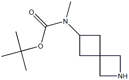 (2-Aza-spiro[3.3]hept-6-yl)-methyl-carbamic acid tert-butyl ester Struktur