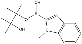 1-Methyl-2-indoleboronic acid pinacol ester Struktur