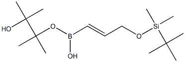 (E)-3-(tert-Butyldimethylsilyloxy)propene-1-yl-boronic acid pinacol ester Struktur