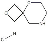 2,5-dioxa-8-azaspiro[3.5]nonane hydrochloride Struktur