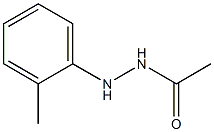 1-acetyl-2-o-methylphenylhydrazine Struktur