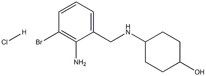 (1r,4r)-4-((2-amino-3-bromobenzyl)amino)cyclohexanol hydrochloride