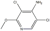 3,5-Dichloro-2-methoxy-pyridin-4-ylamine Struktur