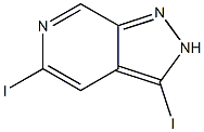 3,5-Diiodo-2H-pyrazolo[3,4-c]pyridine Struktur