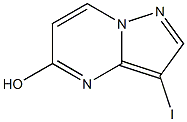 3-Iodo-pyrazolo[1,5-a]pyrimidin-5-ol Struktur