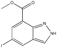 5-Iodo-2H-indazole-7-carboxylic acid methyl ester Struktur