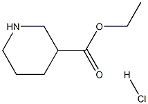 3-piperidinecarboxylic acid ethyl ester hydrochloride Struktur