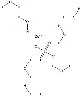 Cobalt(II) sulfate heptahydrate Struktur