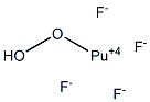 Dioxyplutonium(V) fluoride Struktur