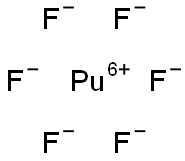 Plutonium(VI) fluoride Struktur