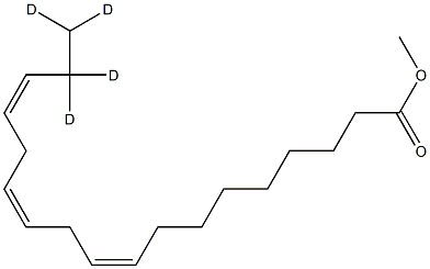 Linolenic Acid-17,17,18,18-D4 Methyl Ester Struktur