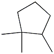 dl-1,2,2-TRIMETHYLCYCLOPENTANE Struktur