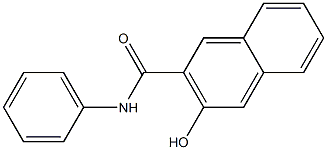 2-hydroxy-3-naphthoanilide Struktur