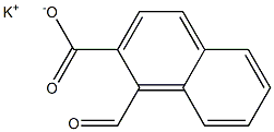 Potassium 1-naphthalate Struktur