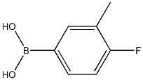 3-methyl-4-fluorobenzeneboronic acid Struktur