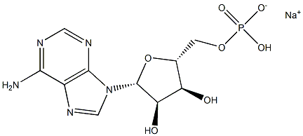 5'-adenosine monophosphate monosodium salt Struktur