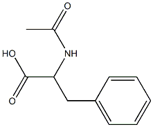 DL-2- acetamido-3-phenylpropionic acid Struktur