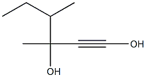 Dimethylhexynediol Struktur